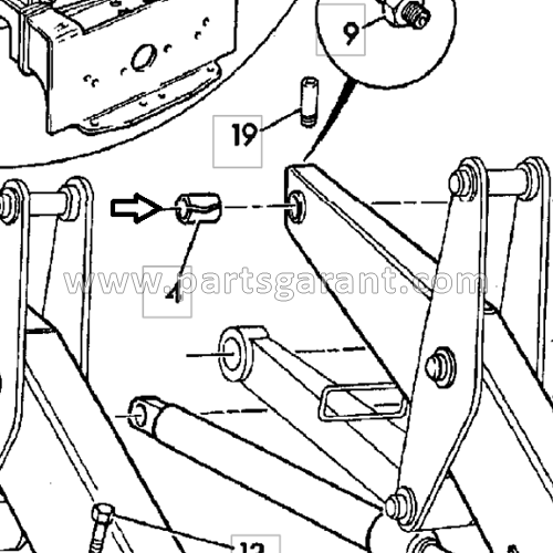 JCB 3CX Front Arm Bushing