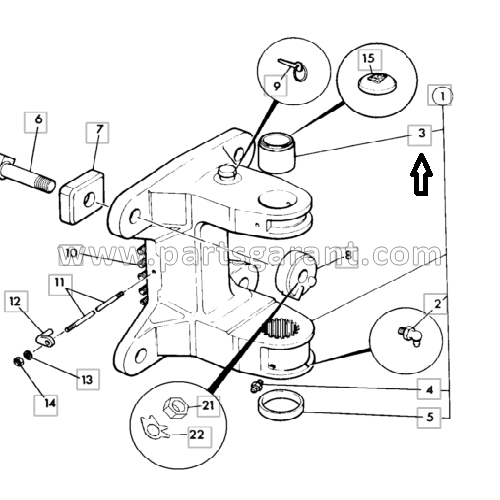 Bushing (Side Shift) JCB 3CX