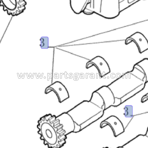 Main bearings New Holland B90B