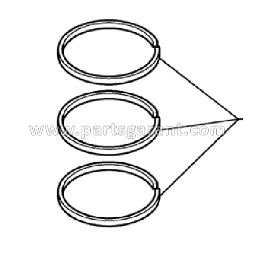 New Holland E215 piston ring set