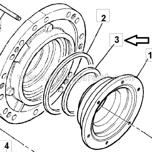 JCB 4CX ring