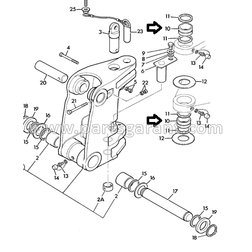 Hub JCB 4CX