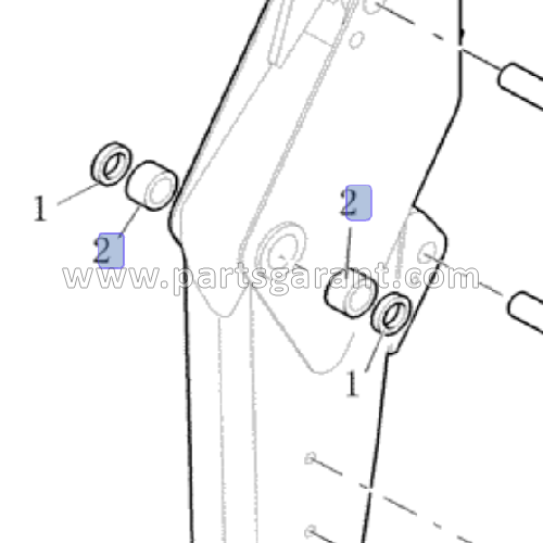 Boom bushing New Holland LB110B