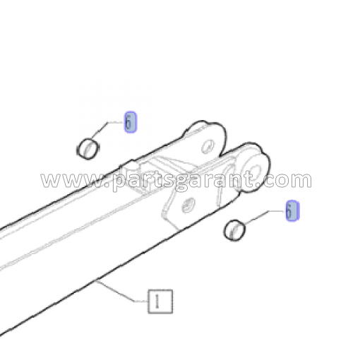 Case 580ST Handle Bushing