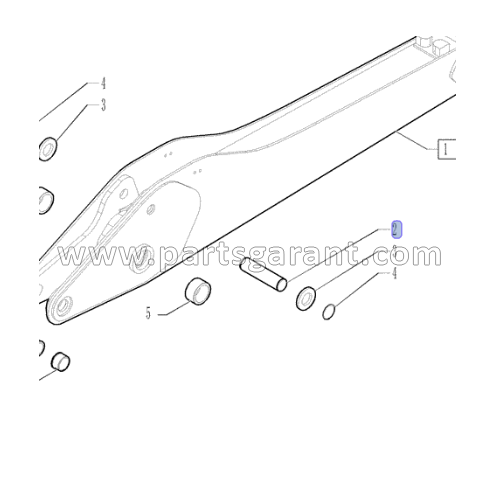 Case 580ST handle pin