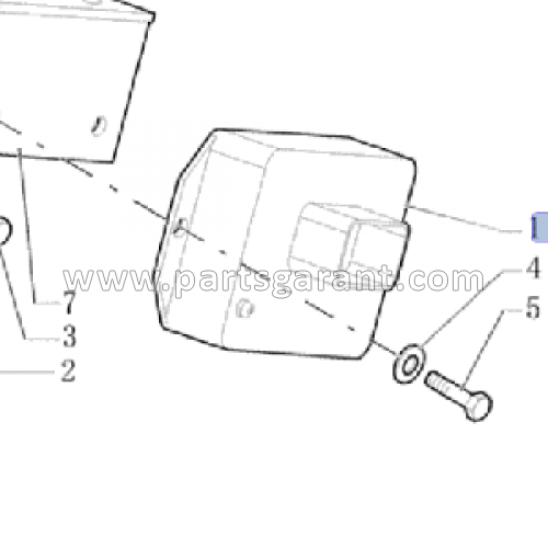 Backhoe Control Module (Black) New Holland LB95B