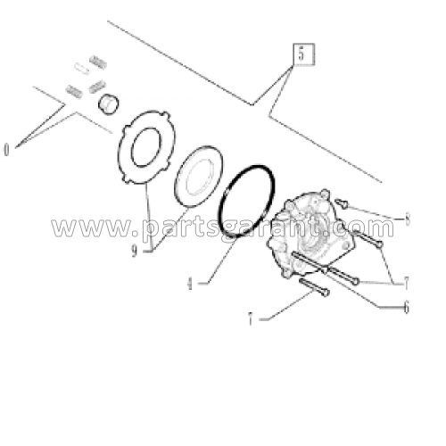 Parking brake New Holland B90B