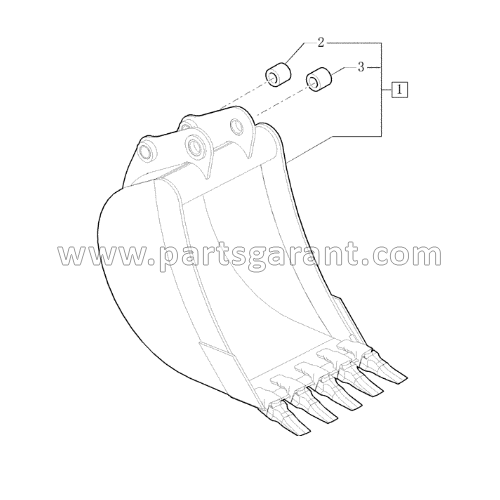 Bucket 750mm New Holland LB110B