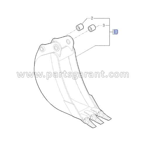 Bucket 300mm New Holland LB110B