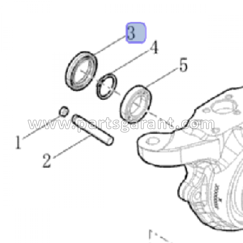 Oil seal Case 580ST