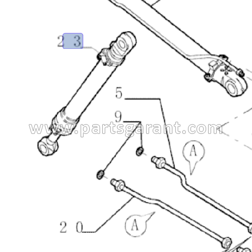 New Holland E215 Bucket Cylinder