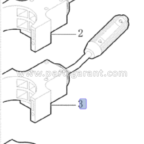 Steering column switch right NA New Holland B90B