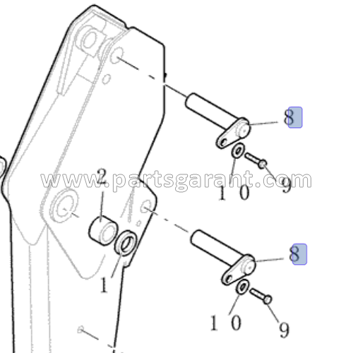 New Holland LB95B boom pin