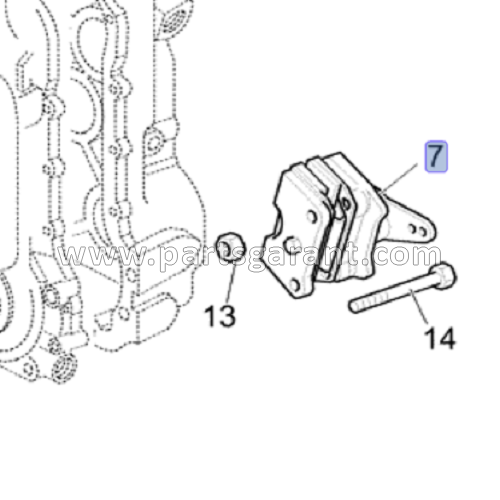 Parking brake New Holland LB110B