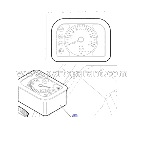 New Holland LB110B dashboard