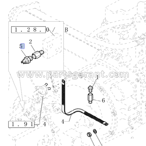 Pressure sensor New Holland LB110B