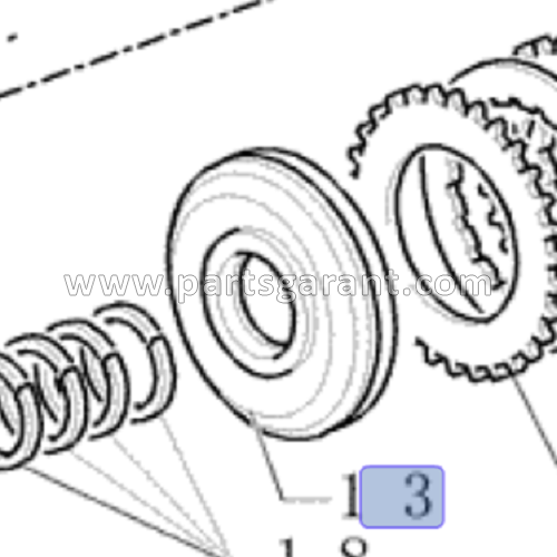 New Holland LB110B clutch piston