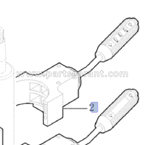 Steering column switch right EU Case 580ST