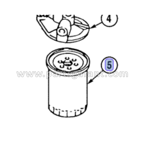 Case CX210 fuel filter