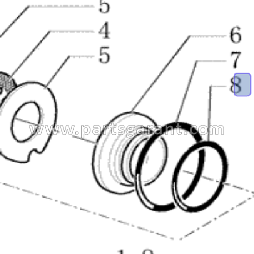 O-ring (Power Shift) New Holland LB110B