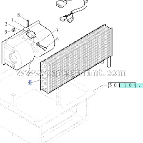 Oven radiator New Holland B90B