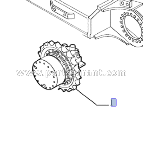 Hub assembly New Holland E215