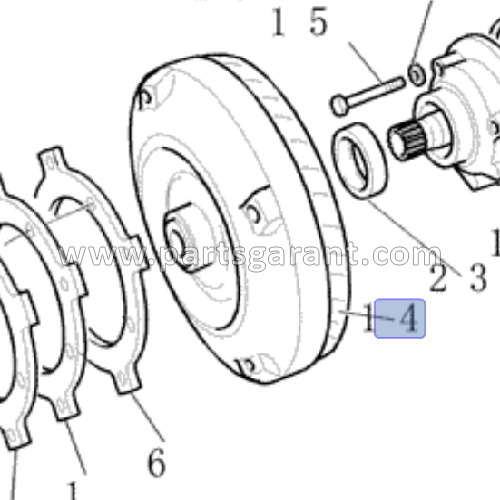 Converter (torque converter) New Holland LB110B