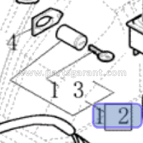 Case 580ST ignition switch