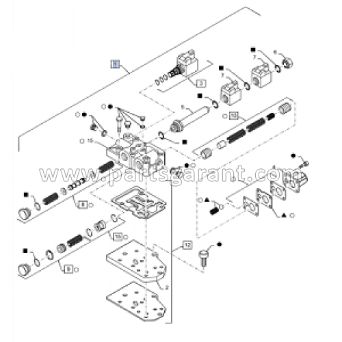 New Holland B90B control valve