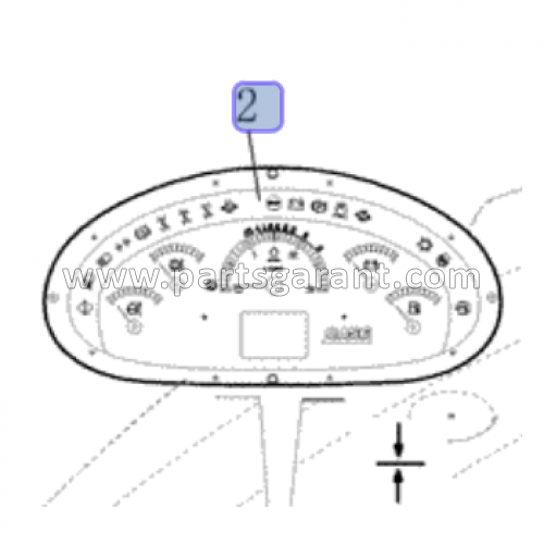 Case 695ST Side Instrument Panel