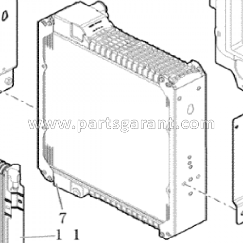 Radiator New Holland B90B