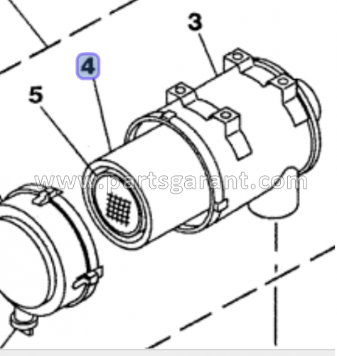 Air filter 1 Case CX210