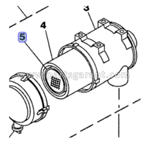 Air filter 2 Case CX210