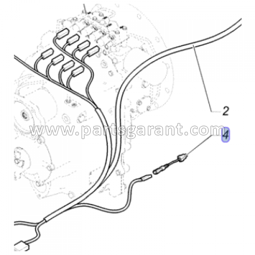 Case 580ST Transmission Temperature Sensor