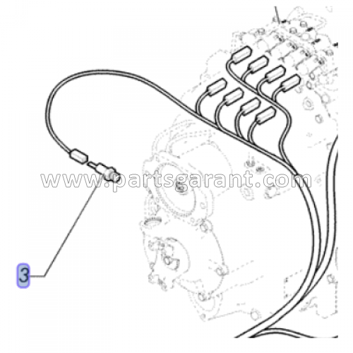 Case 695ST Transmission Speed Sensor