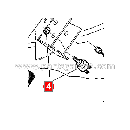 Handbrake sensor Komatsu WB93R2