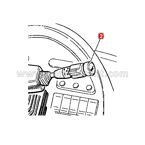 Steering column switch right Komatsu WB93R2