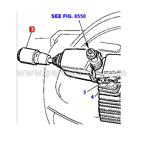 Steering column switch left Komatsu WB93R2