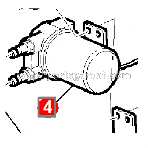 Fuel pump Komatsu WB93R2