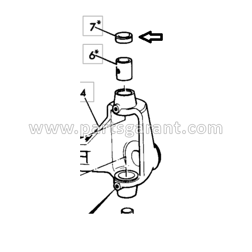 Steering knuckle oil seal (front axle) JCB 3CX