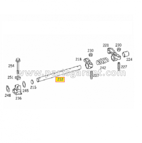 Mercedes-Benz Atego rocker axle