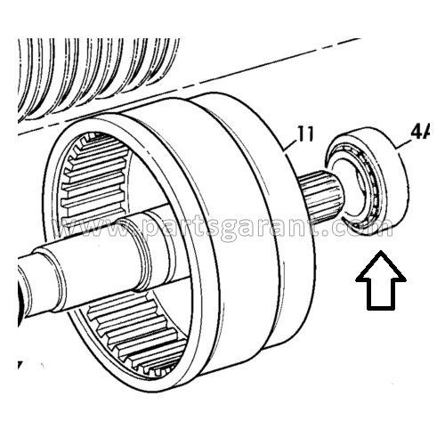 JCB 4CX bearing