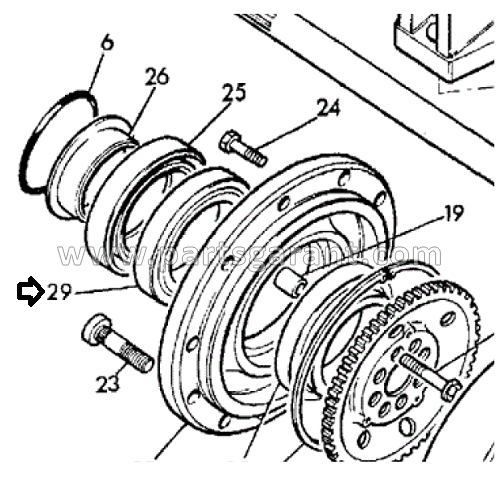 JCB 3CX rear wheel bearing