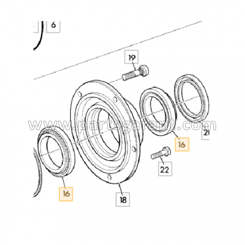 JCB 4CX Wheel Bearing