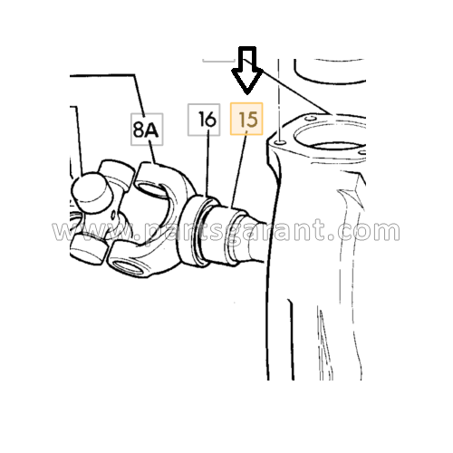 JCB 4CX needle bearing