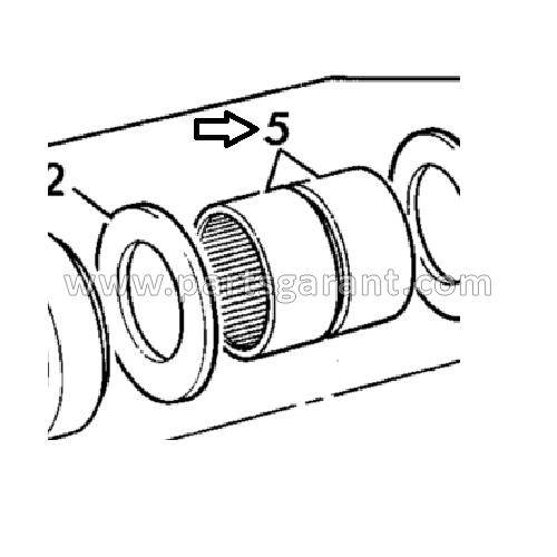 JCB 4CX needle bearing