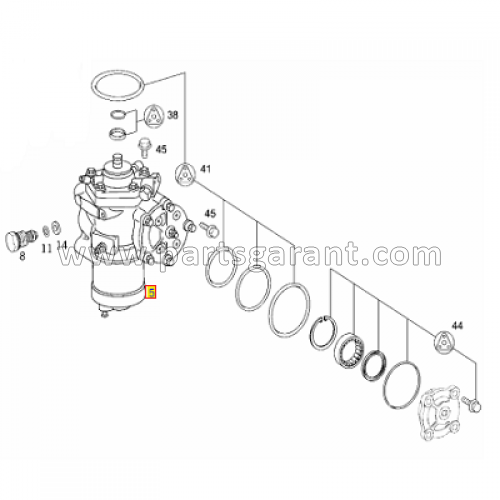 Mercedes-Benz Actros power steering pump