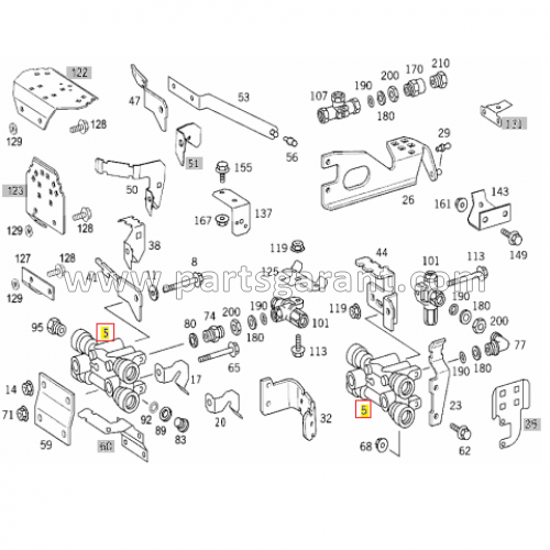 Brake distributor Mercedes-Benz Atego