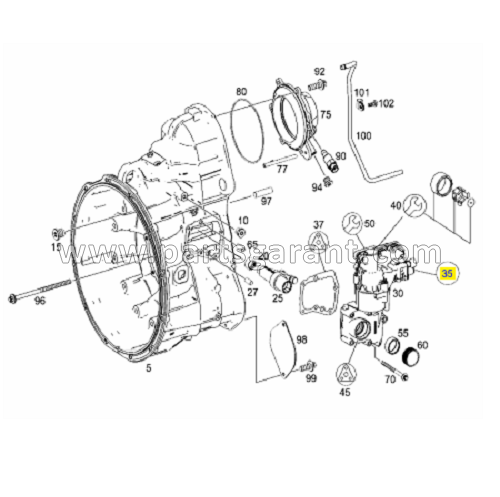 Gear sensor Mercedes-Benz Actros