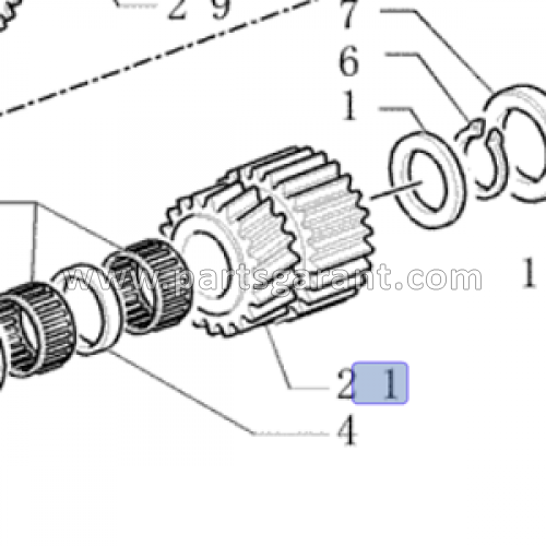 Gear wheel (gear) New Holland LB110B